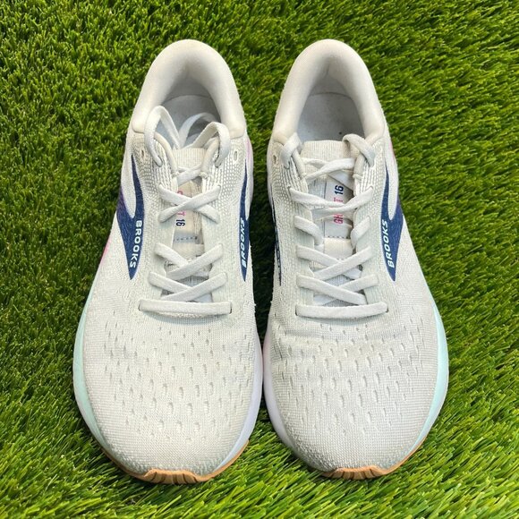 Brooks Ghost 16 Womens Size 7 Gray Blue Purple Walking Running Shoes Sneakers - Picture 5 of 10